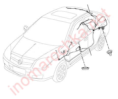 Проводка Geely GC6 схема